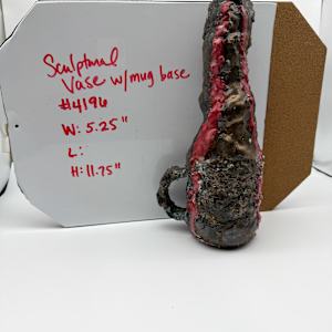 Sculptural Vase with Mug Base by Rumiko "Rumi"  Tsuda Estate, Image 1.