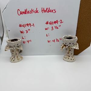 Candlestick Holders (2) by Rumiko "Rumi"  Tsuda Estate, Image 1.