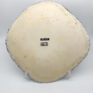 Decorative Platter - Latin American Gods in Boat (Dark Blue) by Rumiko "Rumi"  Tsuda Estate, Image 3.