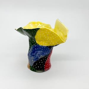 Vase Multicolor by Rumiko "Rumi"  Tsuda Estate, Image 5.