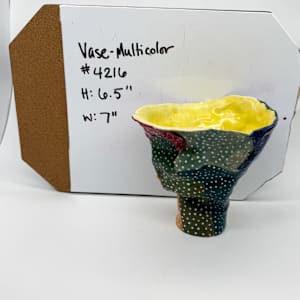 Vase Multicolor by Rumiko "Rumi"  Tsuda Estate, Image 2.