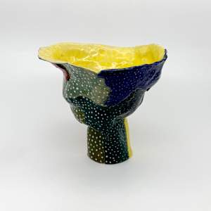 Vase Multicolor by Rumiko "Rumi"  Tsuda Estate, Image 4.