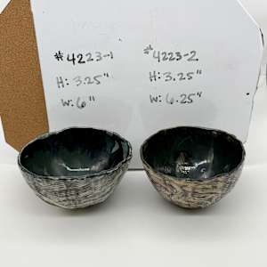 Bowl (Wave) Blue interior by Rumiko "Rumi"  Tsuda Estate, Image 4.