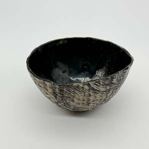 Bowl (Wave) Blue interior by Rumiko "Rumi"  Tsuda Estate, Image 8.