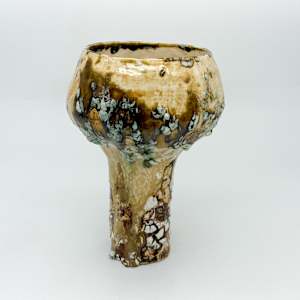 Challis Shaped Vase by Rumiko "Rumi"  Tsuda Estate, Image 4.