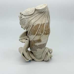 Sculpture (cracked) by Rumiko "Rumi"  Tsuda Estate, Image 2.