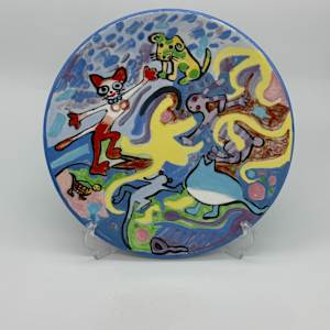 Cat & Dog Themed Plates by Rumiko "Rumi"  Tsuda Estate, Image 3.