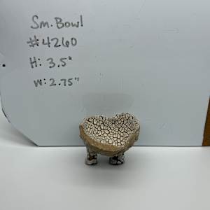Small Bowl, 2 legs by Rumiko "Rumi"  Tsuda Estate, Image 1.