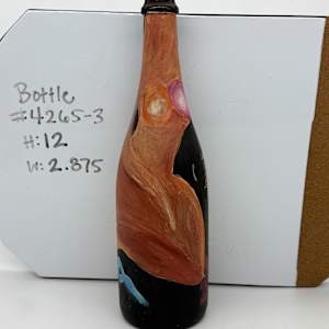 Painted Bottle 3 0f 3 Female Figure by Rumiko "Rumi"  Tsuda Estate, Image 1.