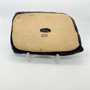 Black Plate - Tray with Chiseled Pattern by Rumiko "Rumi"  Tsuda Estate, Image 3.
