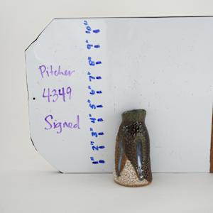 Pitcher with Chiseled Pattern by Rumiko "Rumi"  Tsuda Estate, Image 1.