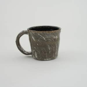Brown Mug by Rumiko "Rumi"  Tsuda Estate, Image 3.