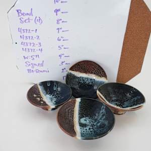 Bowl Set by Rumiko "Rumi"  Tsuda Estate, Image 1.