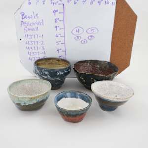 Assorted Small Bowls by Rumiko "Rumi"  Tsuda Estate, Image 1.