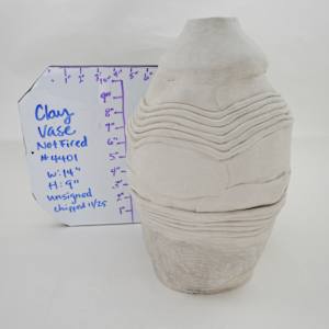 Clay Vase - Not fired by Rumiko "Rumi"  Tsuda Estate, Image 1.