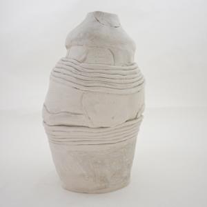 Clay Vase - Not fired by Rumiko "Rumi"  Tsuda Estate, Image 3.