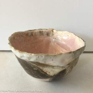 Morning Sun, Mixed Clay Bowl by Rumiko "Rumi"  Tsuda Estate, Image 1.