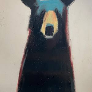 Red Edged Tall Bear by Jeanne Goodman, Image 1.