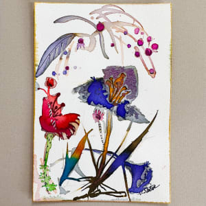 The Milan by Nicole Slater  Image: This beautiful paper art measures 8 x 10" and comes with a mat board for easy display. It has been securely attached using archival museum tape, creating a visually pleasing border. The organic waves in the paper are intentional and add to its charm. You can frame it using your preferred frame or remove the hinge mount for a more customized look. This art piece will be a great addition to your collection.