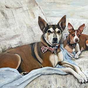 "Shifu and Muggs" by Dawn South