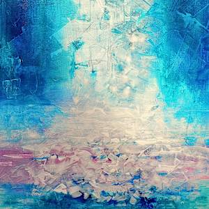 V- Blossoms Beneath the Cascades by MARYAM MOHI 