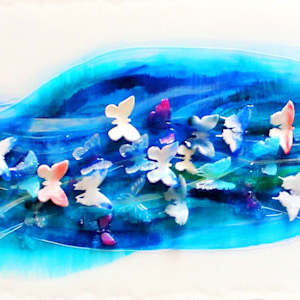 Butterflies on the Azure Dreamway by MARYAM MOHI