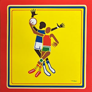 Panamericanos/Baloncesto by Lorenzo Homar