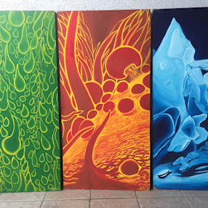 "Doorways" Tryptych by Nick Aquilino, Image 2.