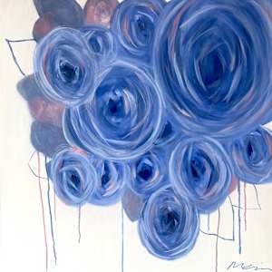 Blue Flowers by Meredith Sevin
