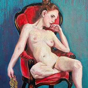 Velvet Contemplation by Jeanne May