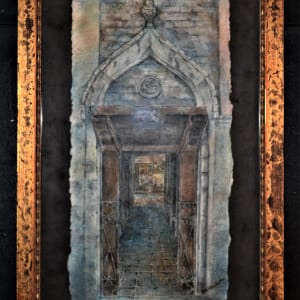 Venetian Arched Alley by Cheryl Ann Boc-Chidester  Image: Framed