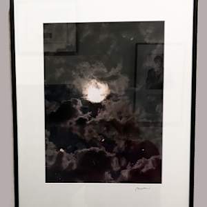 A Fireball in the Sky by Cheryl Ann Boc-Chidester  Image: A Fireball in the Sky, framed with conservation materials