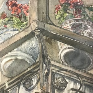 Segovia Geraniums by Cheryl Ann Boc-Chidester  Image: Detail 1