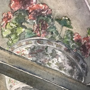 Segovia Geraniums by Cheryl Ann Boc-Chidester  Image: Detail 2