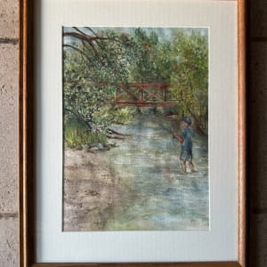 A Good Day for Fishing by Cheryl Boc-Chidester  Image: A Good Day for Fishing, framed