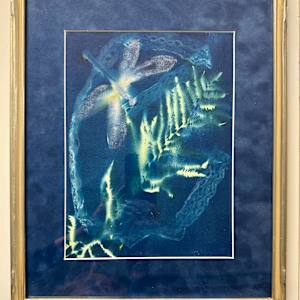 Wrapped in Lace by Cheryl Ann Boc-Chidester  Image: matted and framed with conservation materials in a vintage frame