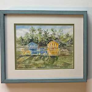 The Morning Awaits You by Cheryl Ann Boc-Chidester  Image: The Morning Awaits You, matted and framed with conservation materials