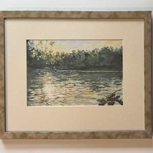 Self Portrait by Cheryl Ann Boc-Chidester  Image: Self Portrait, matted and framed