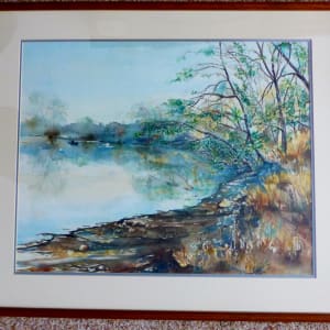 Springtime on the Pond by Cheryl Boc-Chidester  Image: Summertime on the Pond, Framed