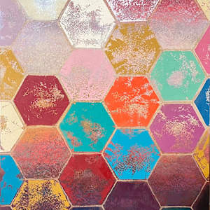 Sunset Hexa by Janet Hamilton, Image 1.