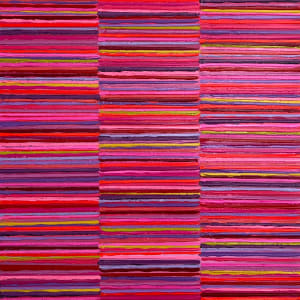 Red Purple Stripes by Janet Hamilton