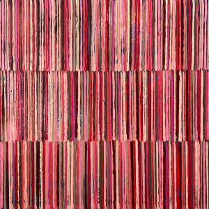 Pink/Red Triple Stripes by Janet Hamilton