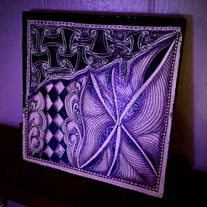 Ink Curtain by Donna Norton 