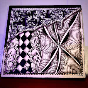 Ink Curtain by Donna Norton 