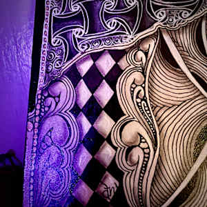 Ink Curtain by Donna Norton 