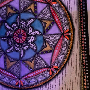 Mardi Gras Mandala by Donna Norton 