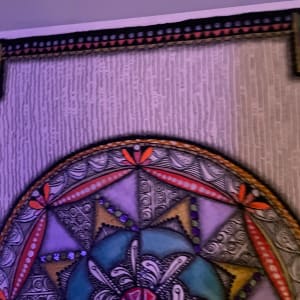 Mardi Gras Mandala by Donna Norton 