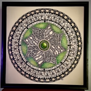 Be Still and Know Mandala by Donna Norton 