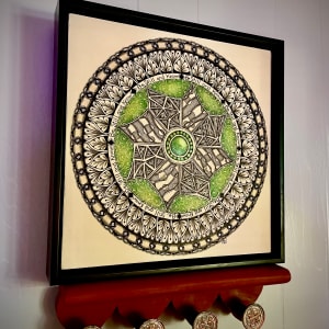Be Still and Know Mandala by Donna Norton 