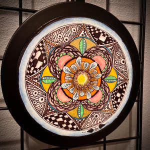 Flower Doodle Delight Mandala by Donna Norton 
